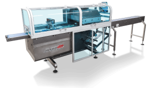SleekWrapper inverted flow wrapping machine image
