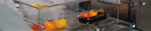 Flow wrapping produce