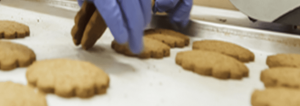 Flow wrapping cookies with flow wrap machine