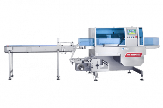 Sleek Inverted flow wrapping machine