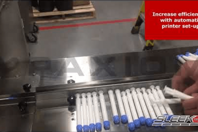 SleekWrapper® 40 servo-driven flow wrapper - Wrapping feminine products